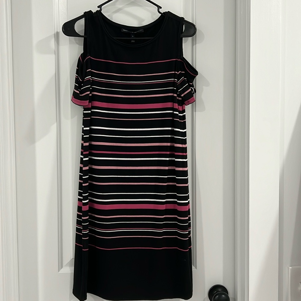 WHBM cold shoulder dress